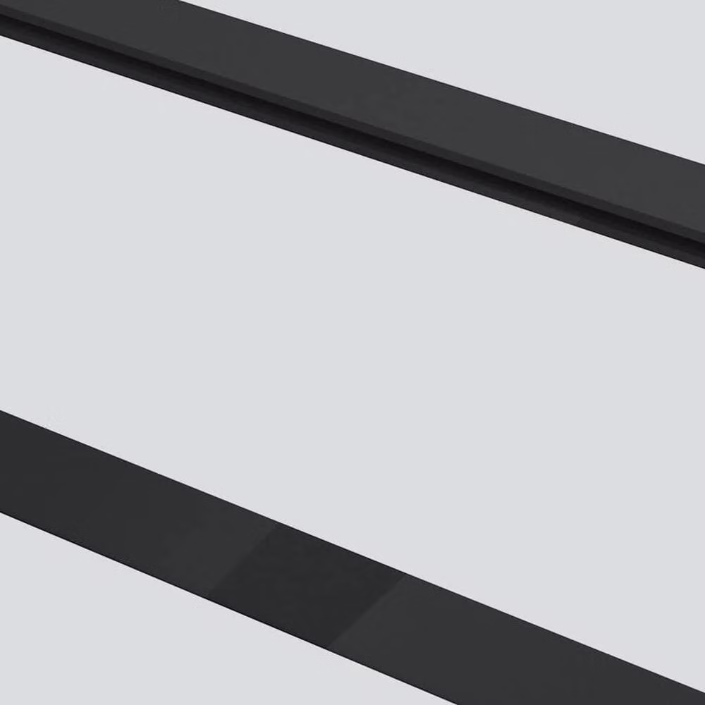 Berkfield Home Industrial Sliding Glass and Aluminium Door, Black, W: 76 cm, H: 205 cm – 2