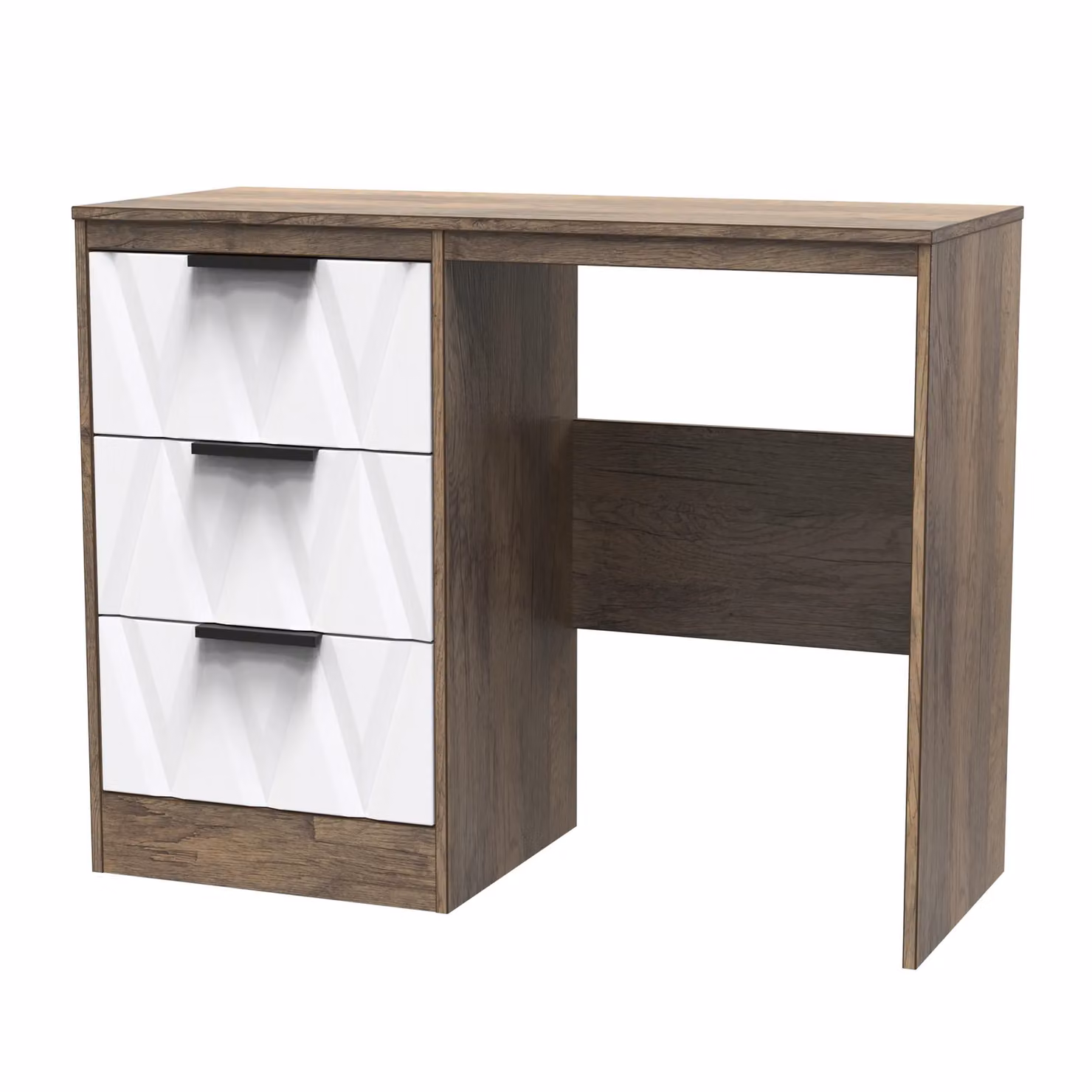 Ready Assembled 2 U Washington 3 Drawer Vanity in Dark Brown – 2