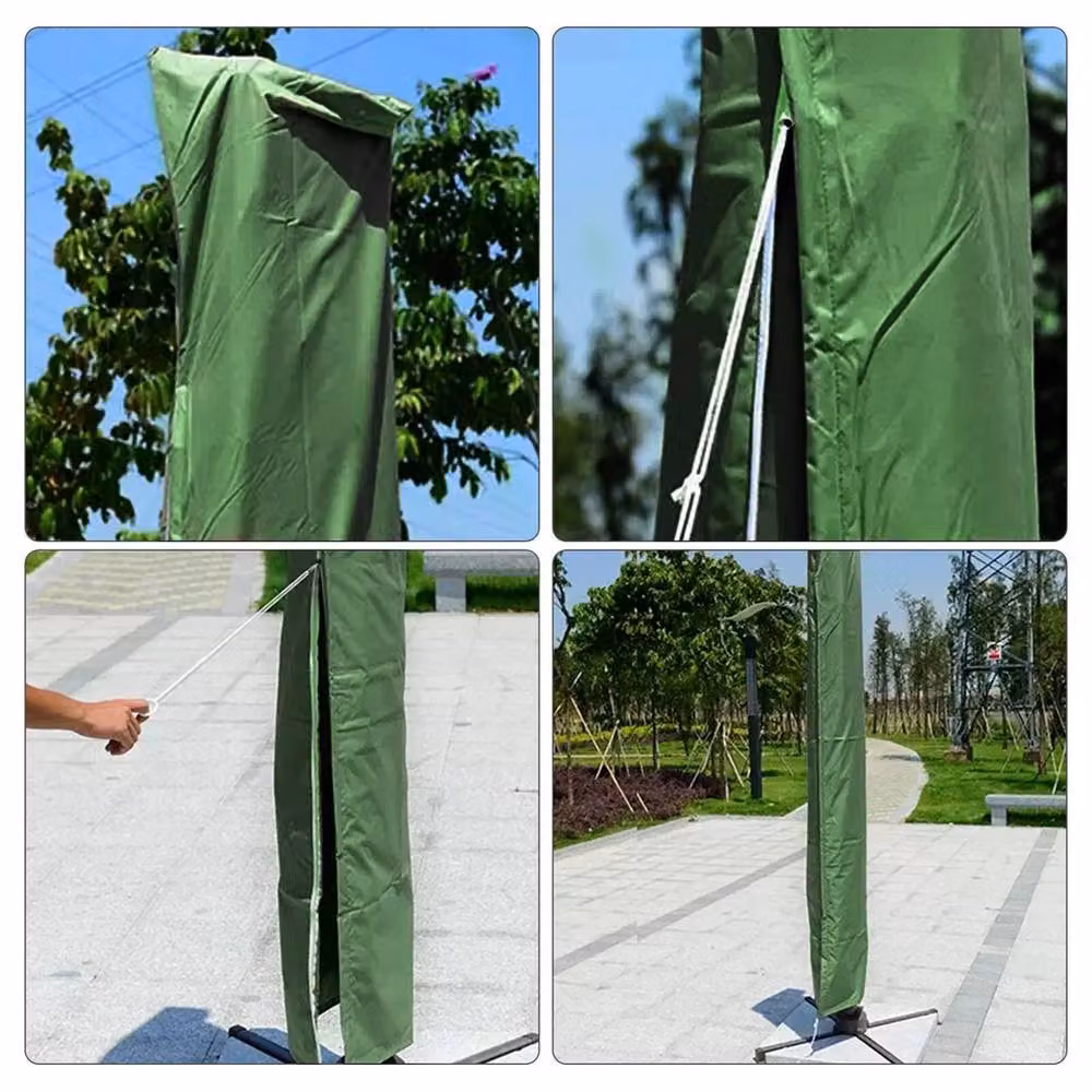 FLAVORA Green Heavy Duty Parasol Cover, W/D/H: 100 x 15 x 15 cm – 3