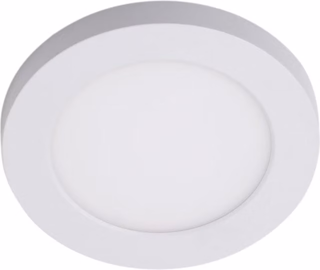 Litecraft Darly 6W LED Round Flush Ceiling or Wall Light in White