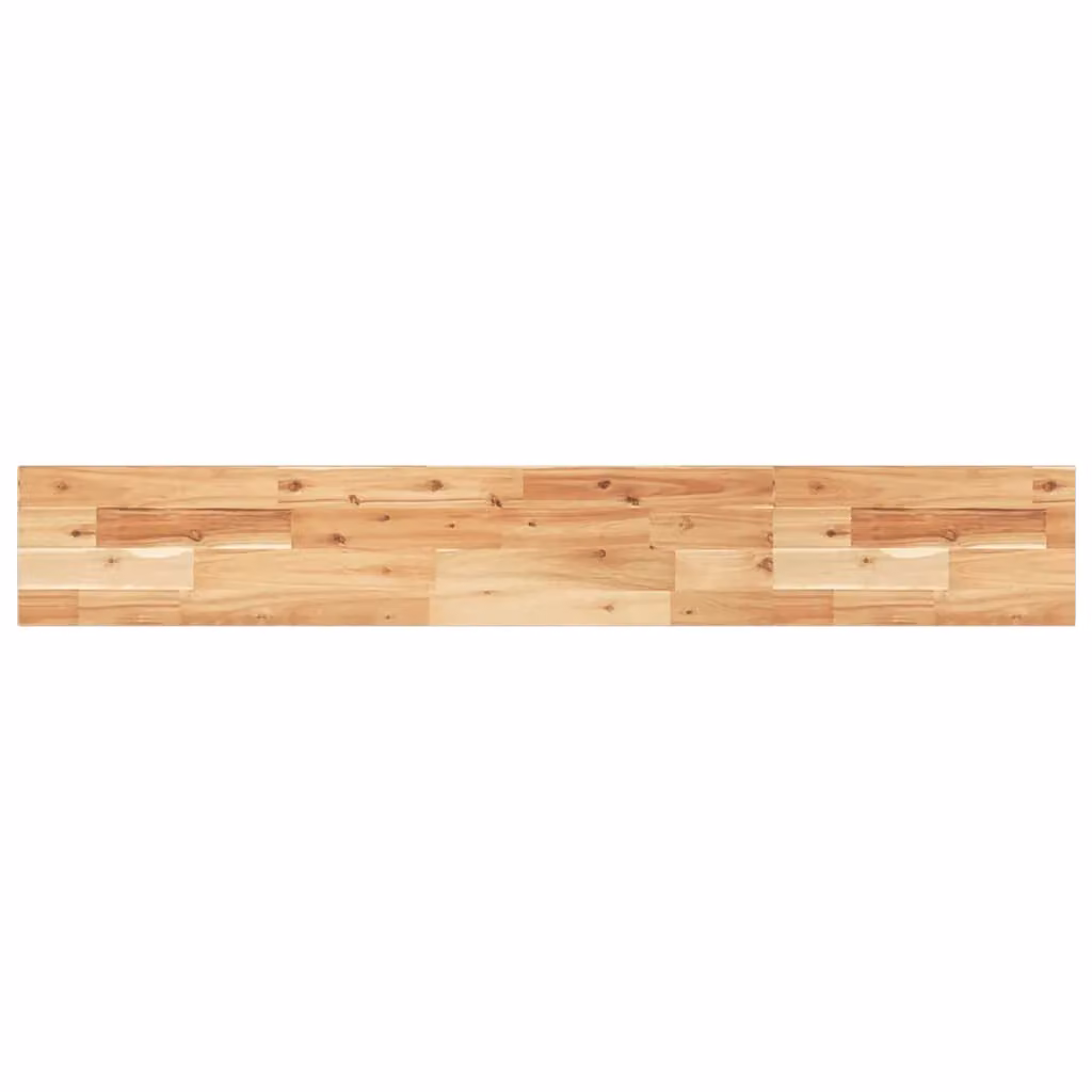 Berkfield Home Oil Finished Solid Wood Acacia Floating Shelf, Brown, W/D/H: 120 x 20 x 2 cm