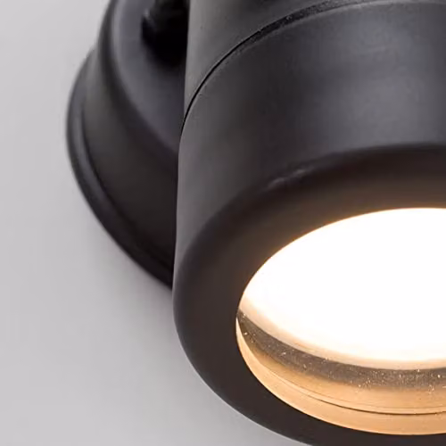 CGC Lighting Valentine Black Outdoor Single Spot GU10 Up and Down Wall Light – 3