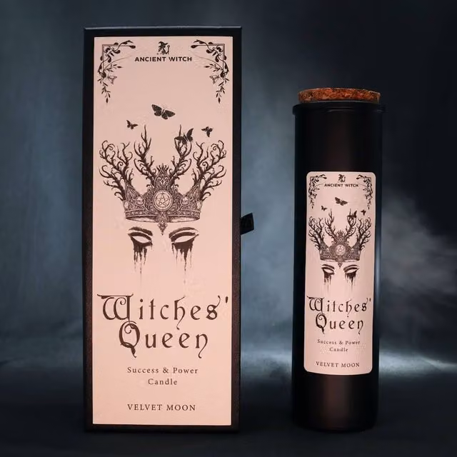 Serenityy Ancient Witch Ritual Candle Witches Queen in Black
