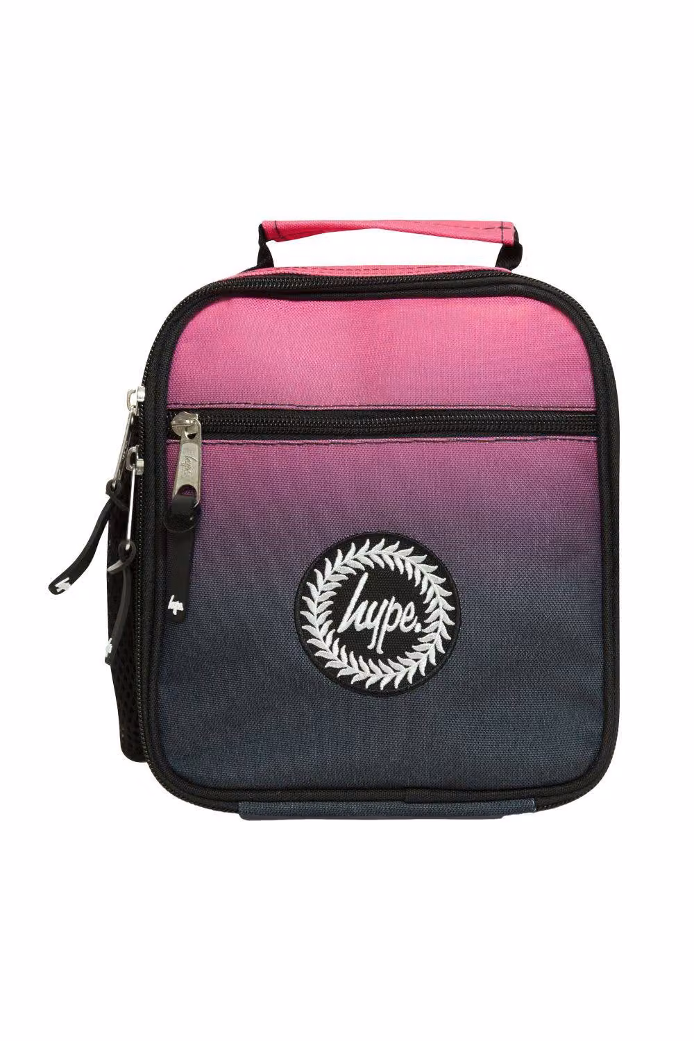 Hype Thermal Insulated School Lunch Box, Black and Pink Fade, 4.5L – 2