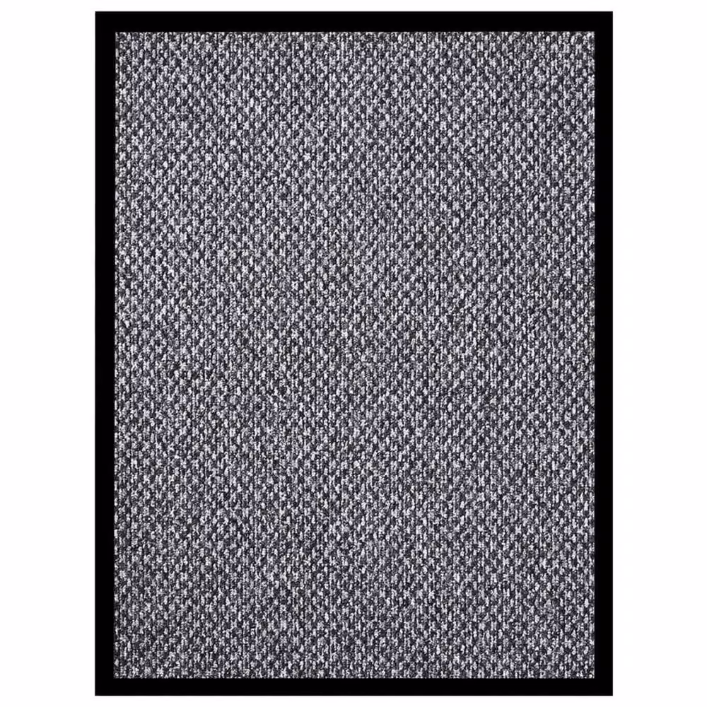 Berkfield Home Grey Non-Slip Rectangular Doormat W: 40 cm, D: 60 cm – 2