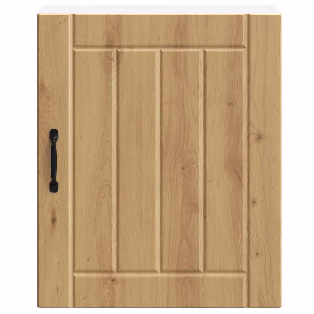 Berkfield Home Lucca Kitchen Wall Cabinet in Light Oak Artisan Engineered Wood W/D/H: 60.0 x 31.0 x 50.0 cm – 2