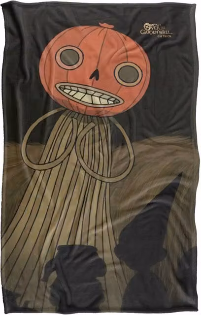 LOGOVISION Over The Garden Wall Mayor of Pottsfield Super Soft Fleece Snuggle Blanket, Multicolour, W/D/H: 91 x 147 cm – 5