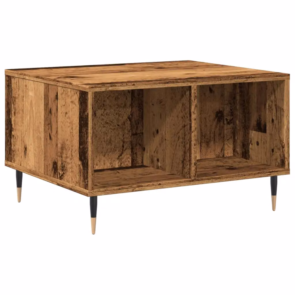 Berkfield Home Modern Brown Coffee Table in Engineered Wood W: 60 cm, D: 50 cm, H: 36.5 cm – 2