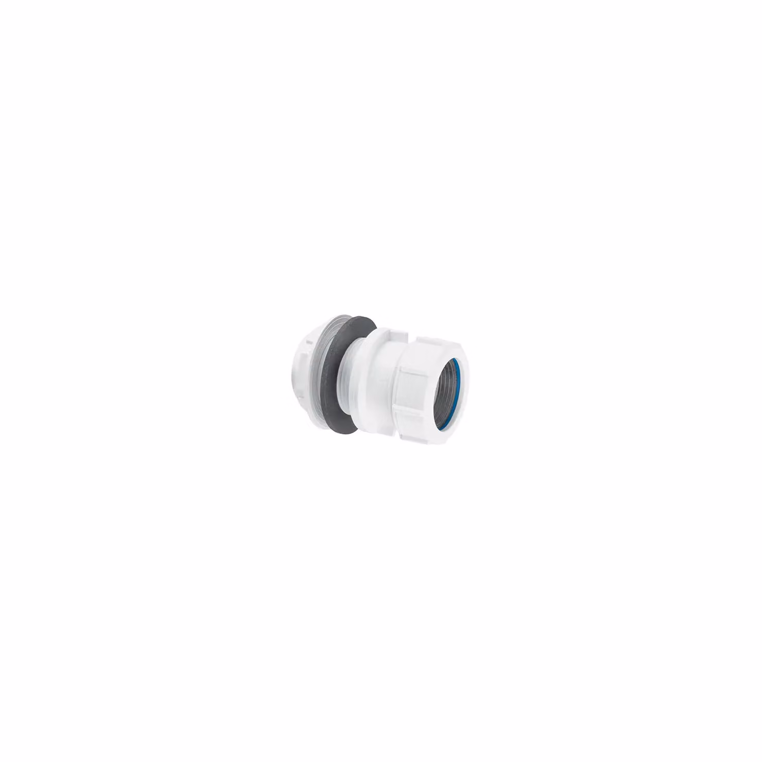 McAlpine T11M 1.5 inch Multifit Straight Tank Connector in White – 2