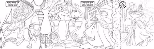 Disney Princess Never-Ending Colouring Paper Roll with 6-metre Pull-out Colouring Scene – 2