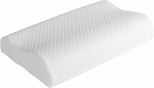 MantraRaj White Memory Foam Contour Orthopedic Wedge Pillow with Removable Breathable Cover