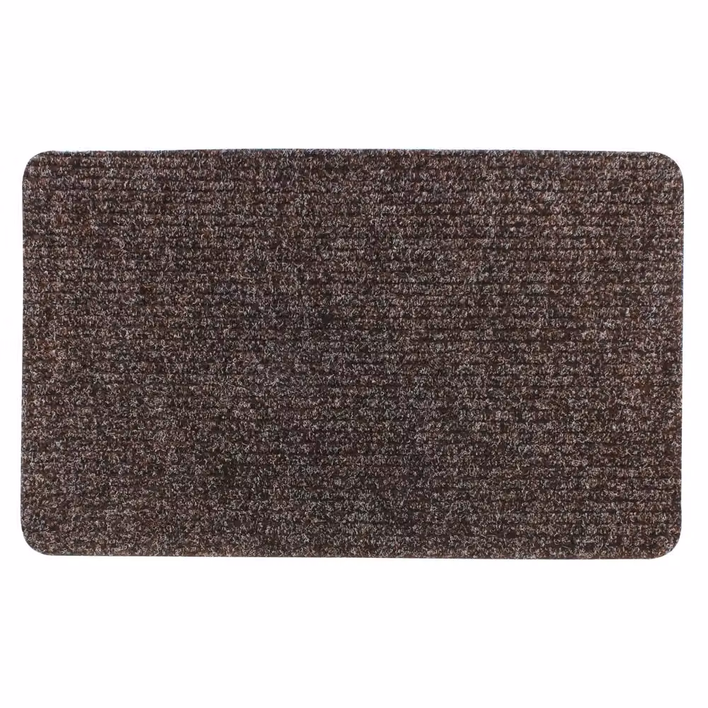 JVL Delta Scraper Door Mat, Brown, W: 50 cm, D: 80 cm – 2