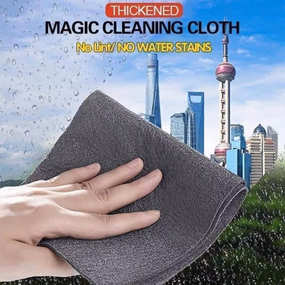 PAWNORA Microfiber Glass Wiping Rags, Grey, 20 Pack, W/D/H: 20 x 30 x 0.2 cm – 2