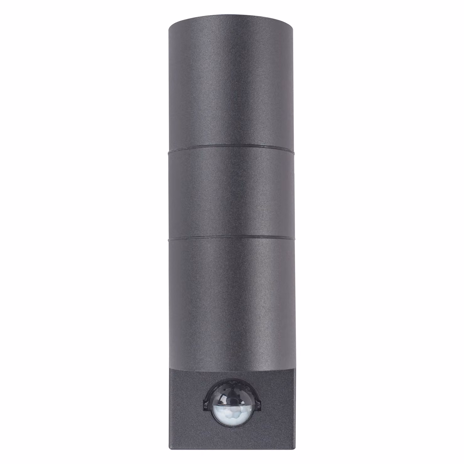 Luceco Grey Stainless Steel Exterior Up or Down Wall Light with PIR Motion Sensor, IP44, GU10 – 3