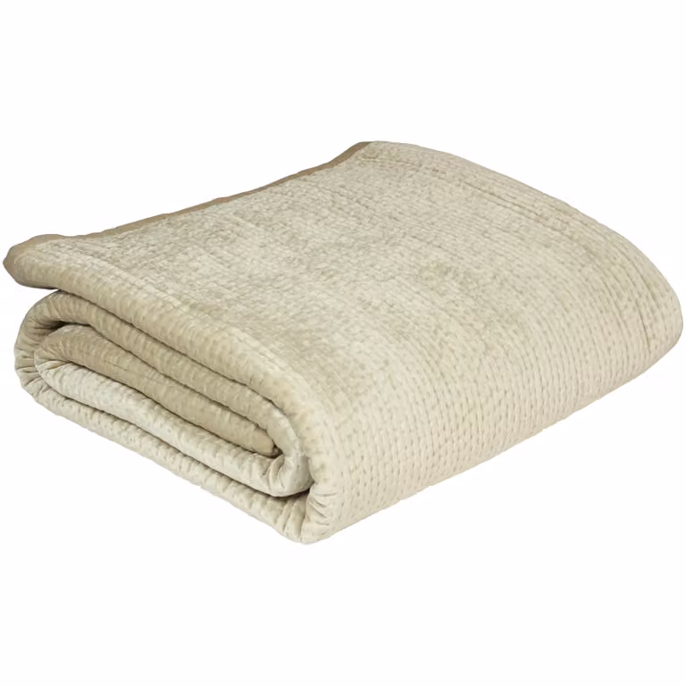 Paoletti Brooklands Quilted Bedspread in Metallic Gold