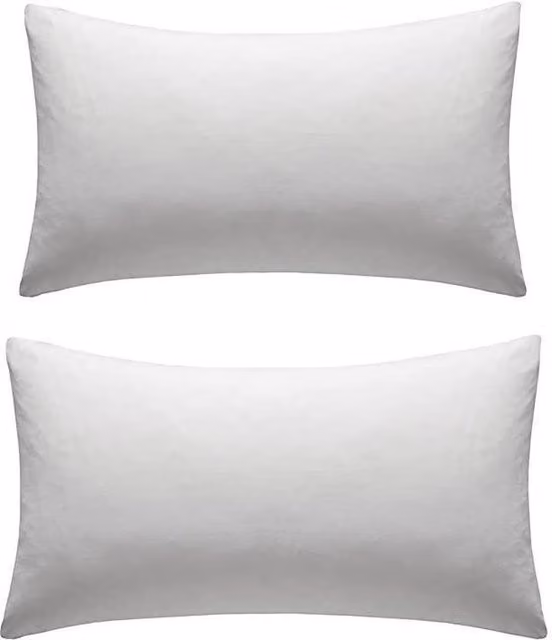 NewEdgeBlinds Percale Plain Pillowcase Pair in White