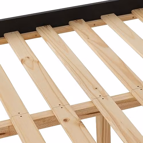 Seconique Monaco Double Bed Frame in Grey and Oak Effect, H: 148 x W: 140 x D: 204 cm – 7