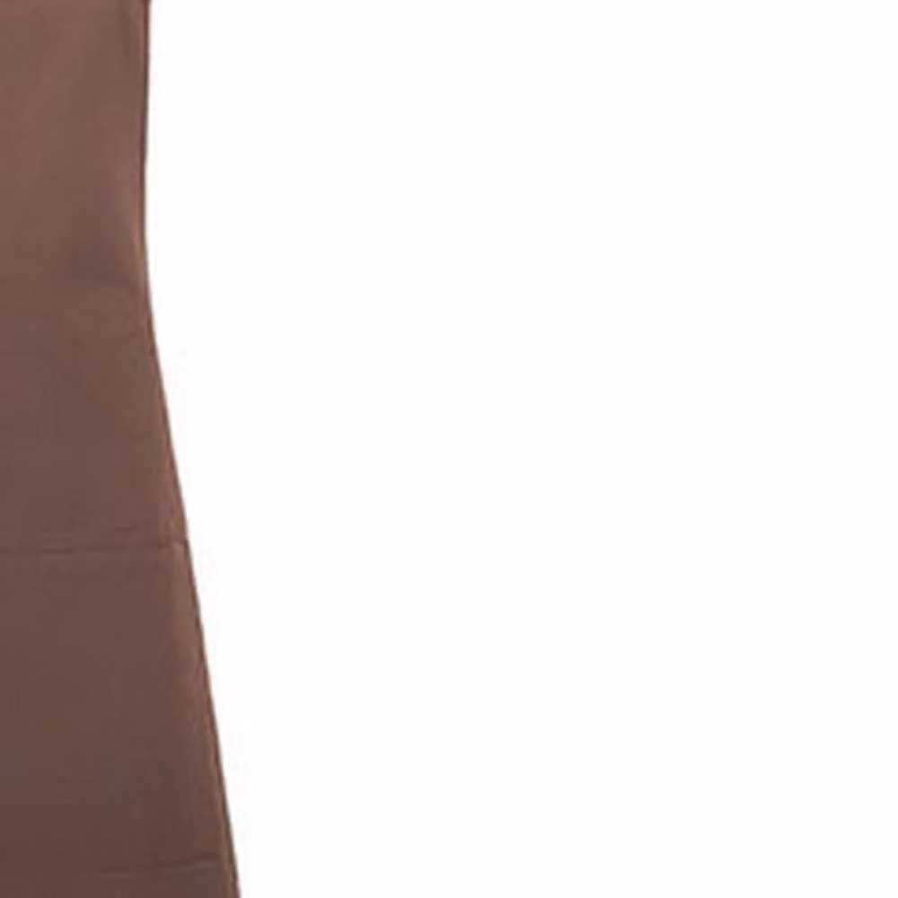 Karlowsky Basic Pocket Buckle Bib Apron in Brown – 2