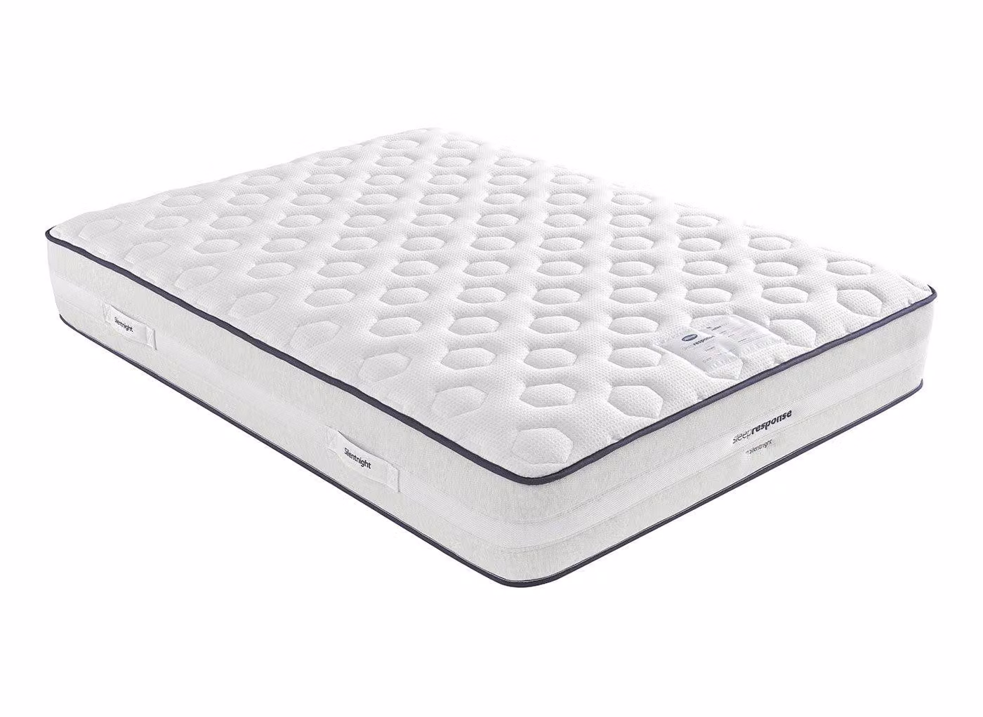 Silentnight SleepResponse Reflex 1600 Hybrid Combination Mattress in White