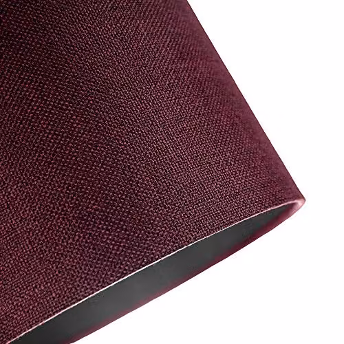 Happy Homewares Modern Purple Fabric and Metal Cylinder Drum Lampshade, Diameter: 30.48 cm – 3