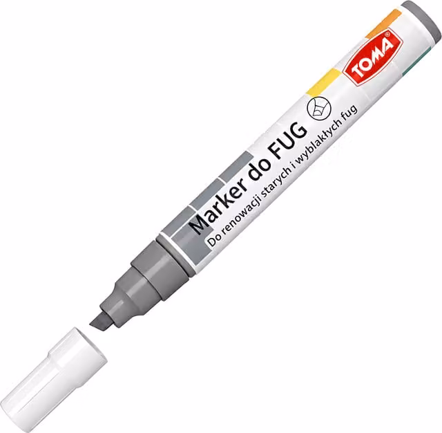 Sola Graphite Grout Marker Pen for Tile Joints in Grey