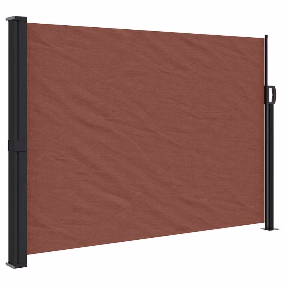 Berkfield Home Retractable Side Awning in Brown, W/H: 300 x 140 cm – 1