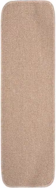Berkfield Home Anti Slip Stair Mats, 15 Pack, Beige, Rectangular, W: 75 cm, D: 20 cm