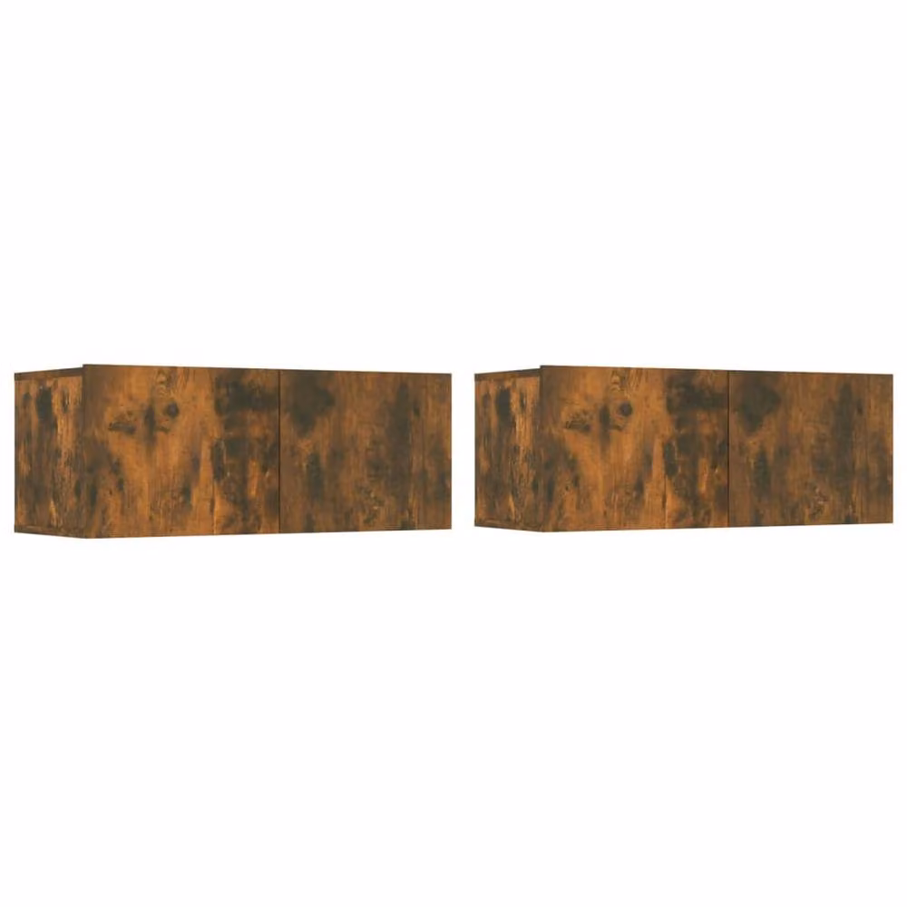Berkfield Home Classic 5 Piece TV Cabinet Set in Brown Smoked Oak Engineered Wood – 4