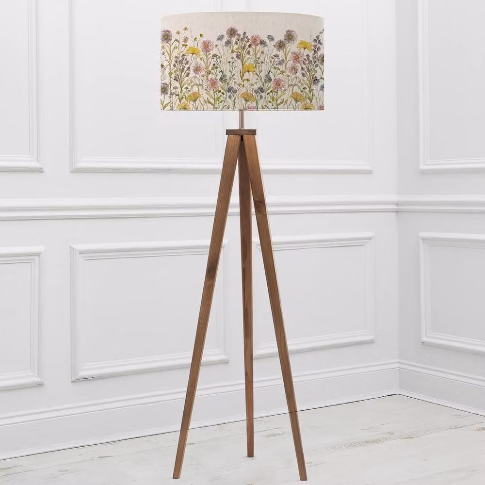 Voyage Maison Aratus Floor Lamp with Medmerry Eva Lampshade in White and Multicolour – 2