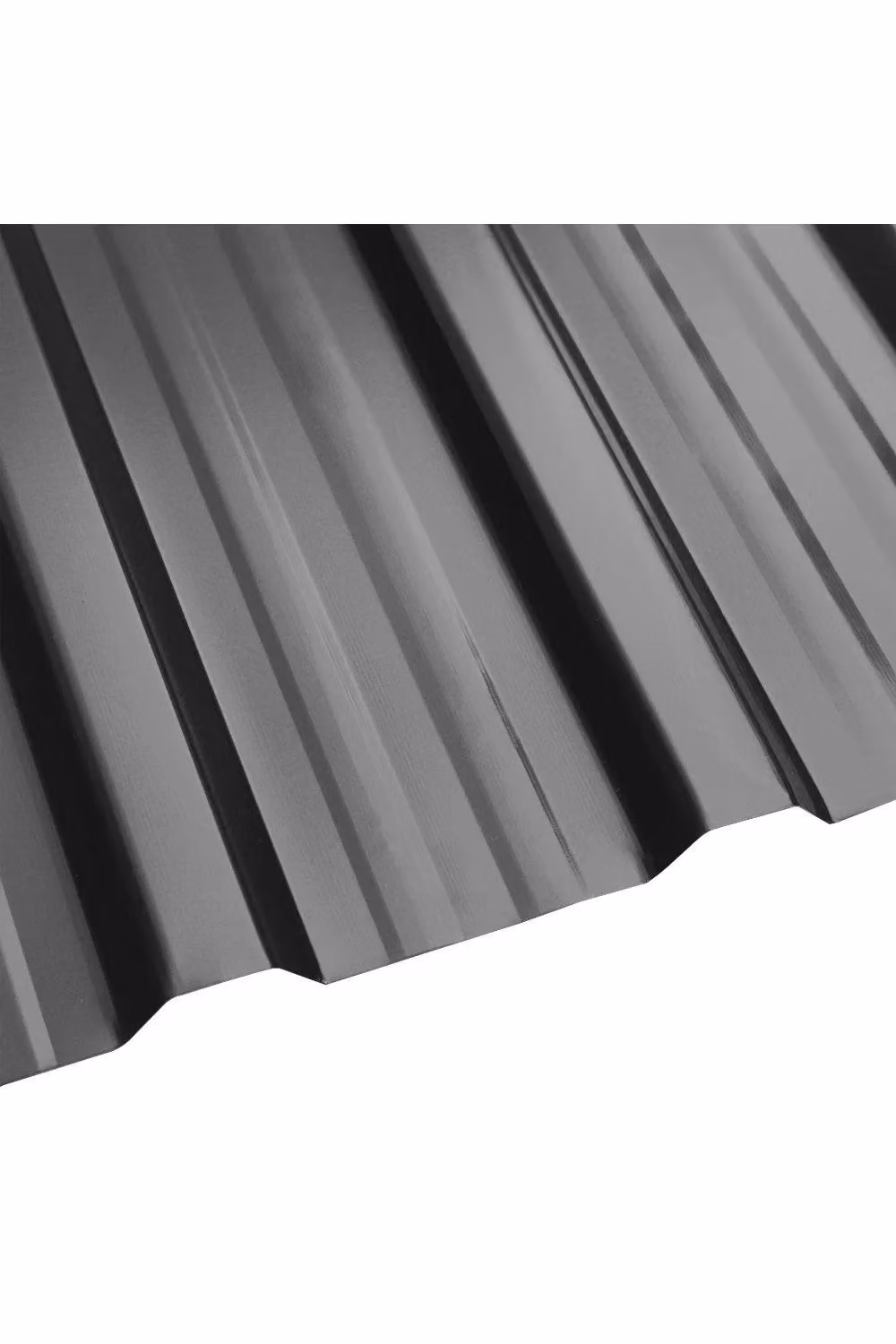 H&O Direct Set of 12 Black Powder Coated Steel Corrugated Metal Panels – 4