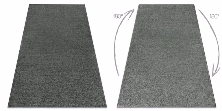 RugsX Indus Wall-To-Wall Rug in Green, 200 x 200 cm