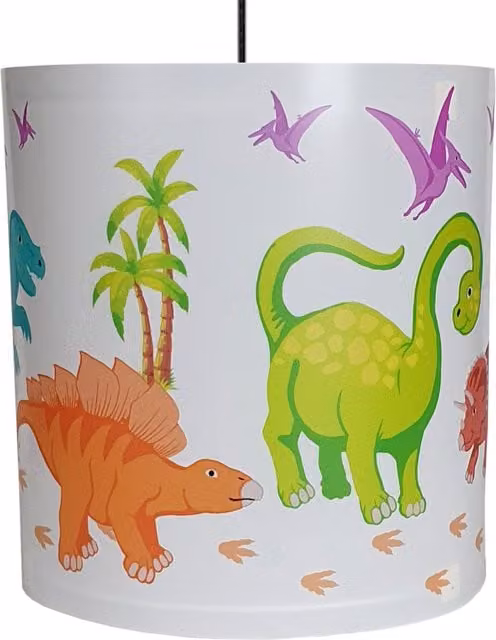 My Home Dino Dinosaur Light Shade in White and Multicolour
