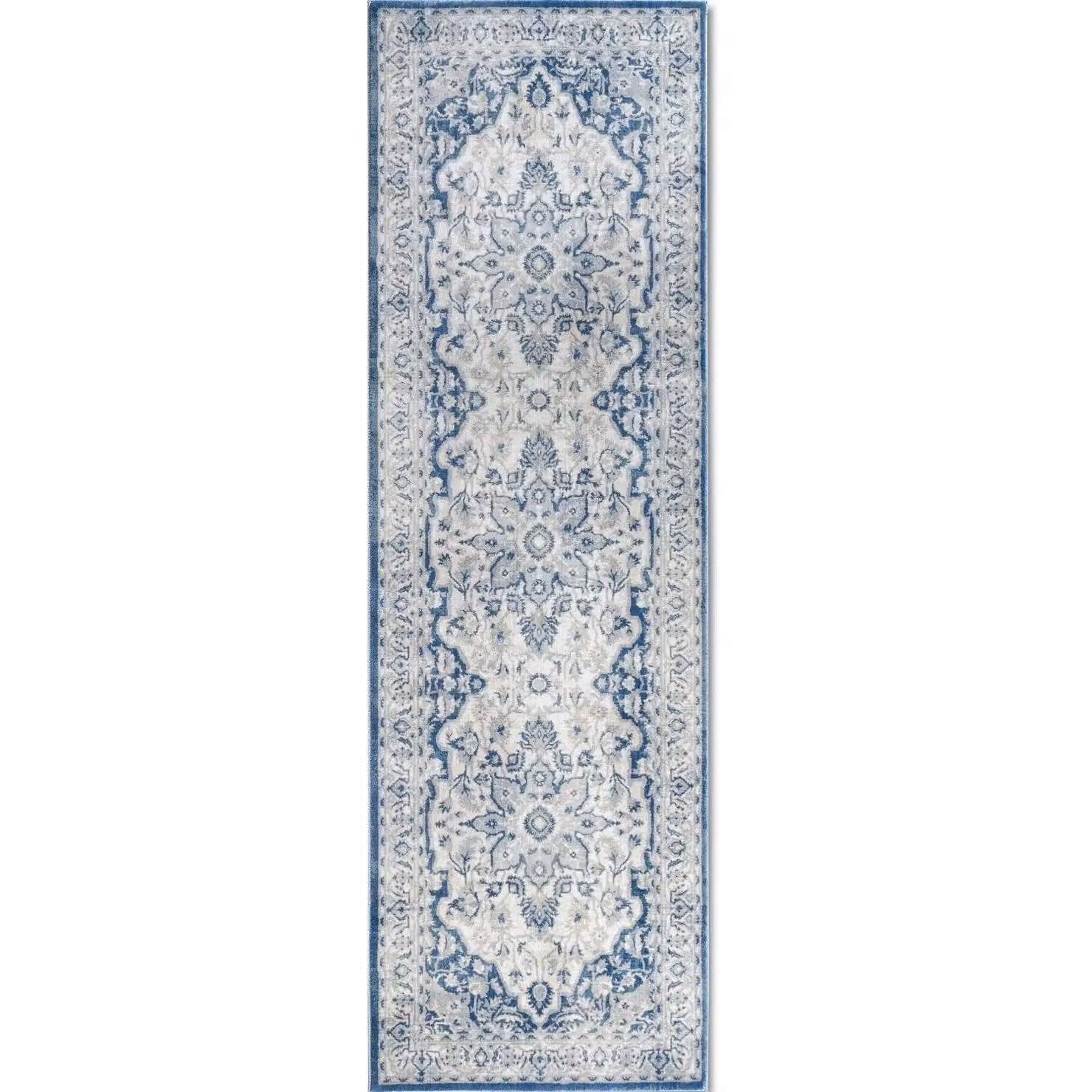 Villeroy & Boch 1869 Gabrielle Rug in Blue with Classic Medallion Design, W: 120 cm x D: 170 cm – 5