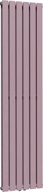 Lux Heat Lavender Mist Coloured Vertical Double Radiator, H 180 cm x W 42 cm