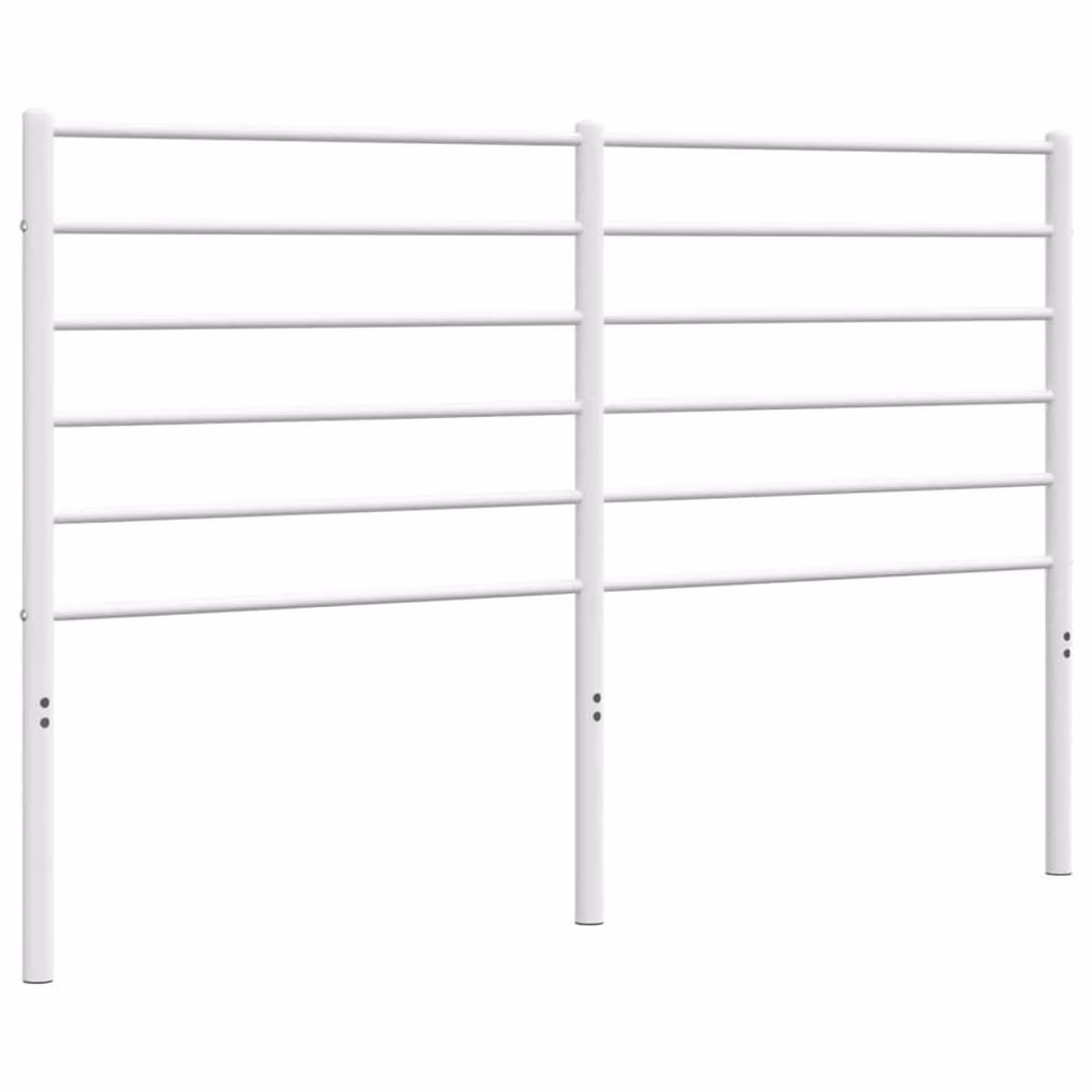 Berkfield Home Minimalist Metal Headboard in White – 3