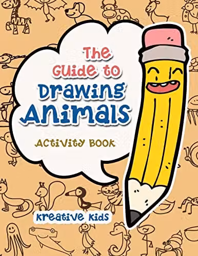 Kreative Kids The Guide to Drawing Animals Activity Book, Multicolour