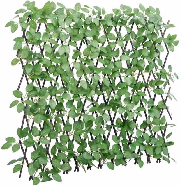 Berkfield Home Artificial Ivy Trellis Expandable 5 Piece Green Wall-Mounted Hedge W/H: 180 x 65 cm – 1
