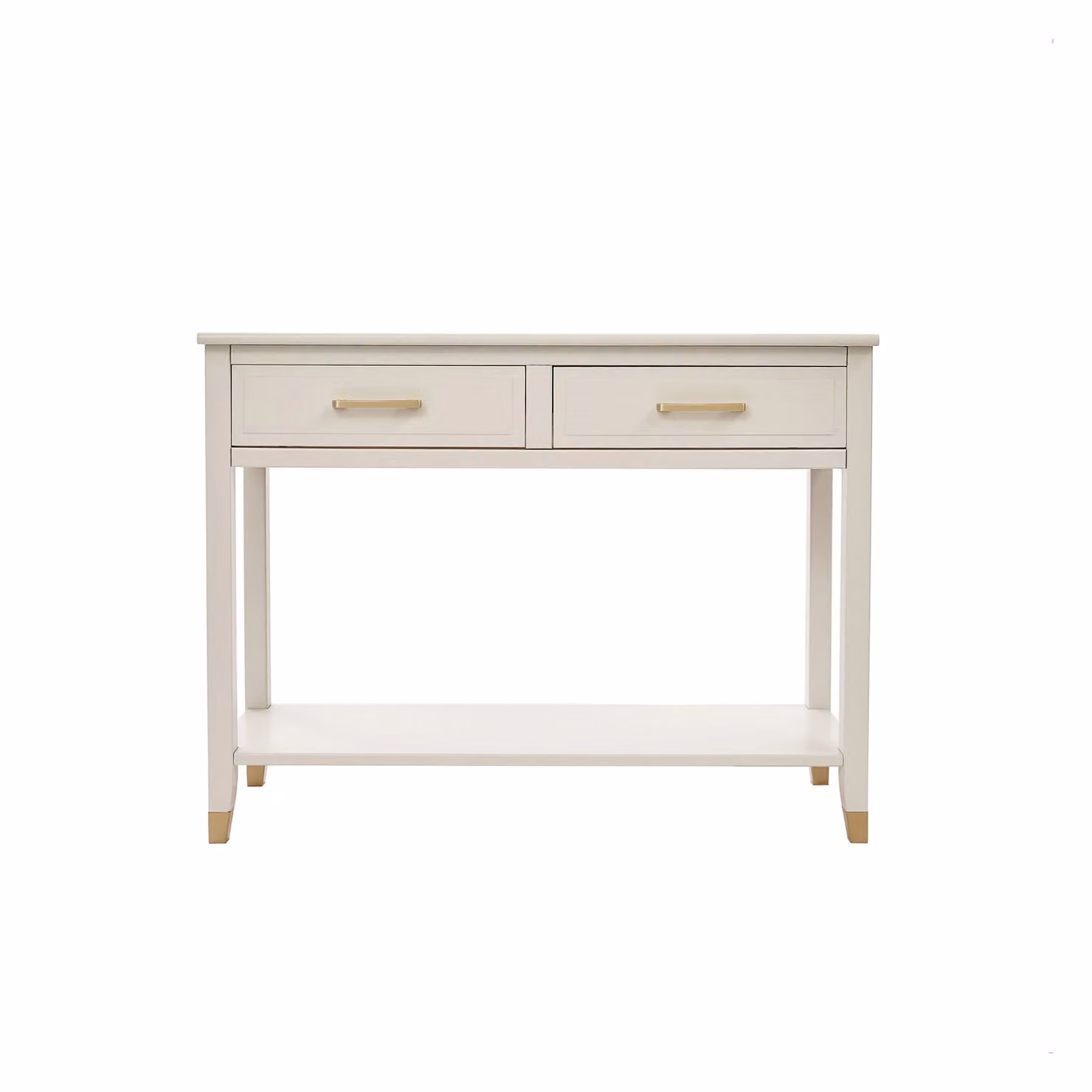 Cabinet Bits Palazzi 2 Drawer Console Table in White – 2