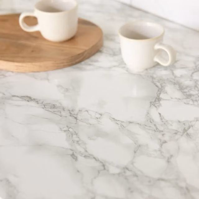 D-C-Fix Marble Grey and White Self-adhesive Vinyl Wrap for Doors and Worktops, W: 45 cm, L: 5 m