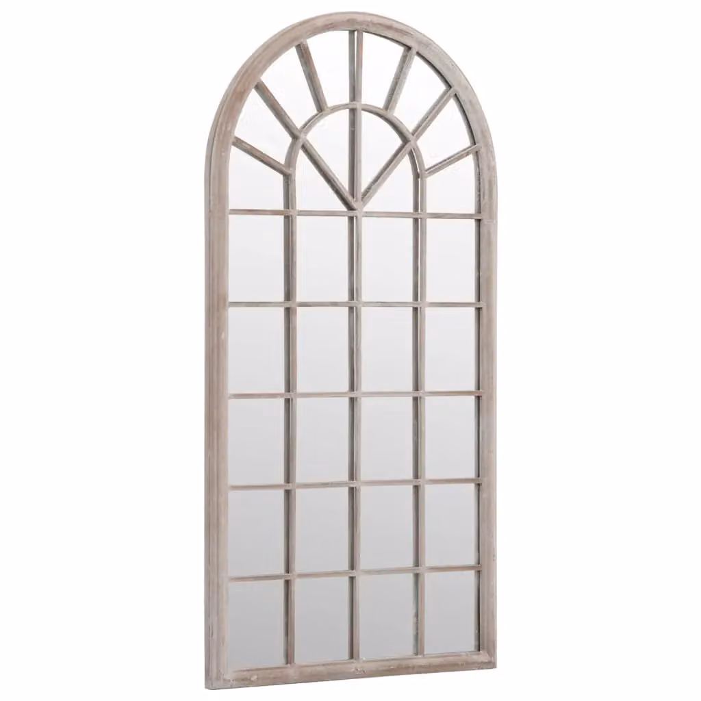 Berkfield Sand Garden Mirror in Beige, W/H: 90 x 45 cm – 2