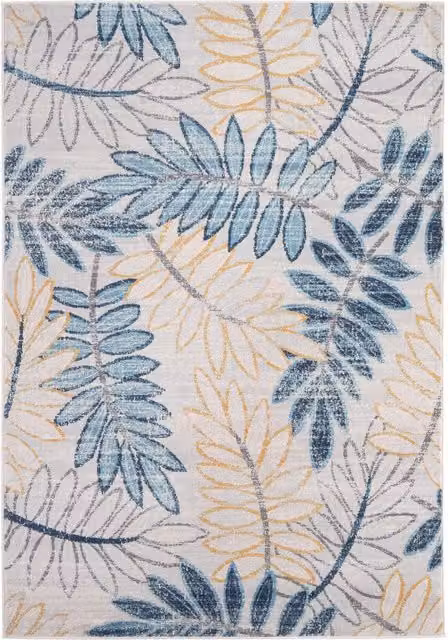 THE RUGS Marrakech Multicolour Floral Area Rug, W/D: 120 x 170 cm