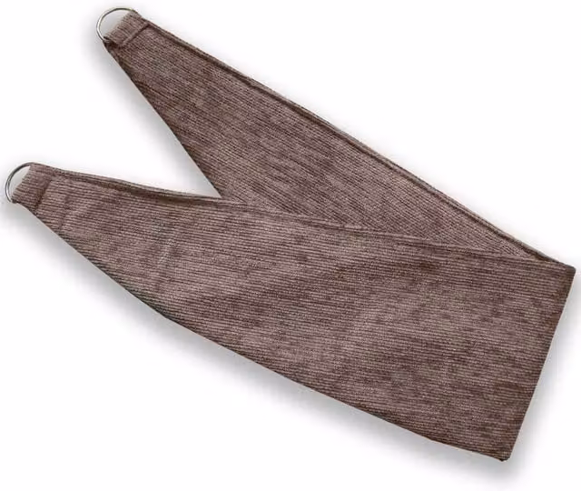 Homescapes Chenille Curtain Tie Back Pair in Brown