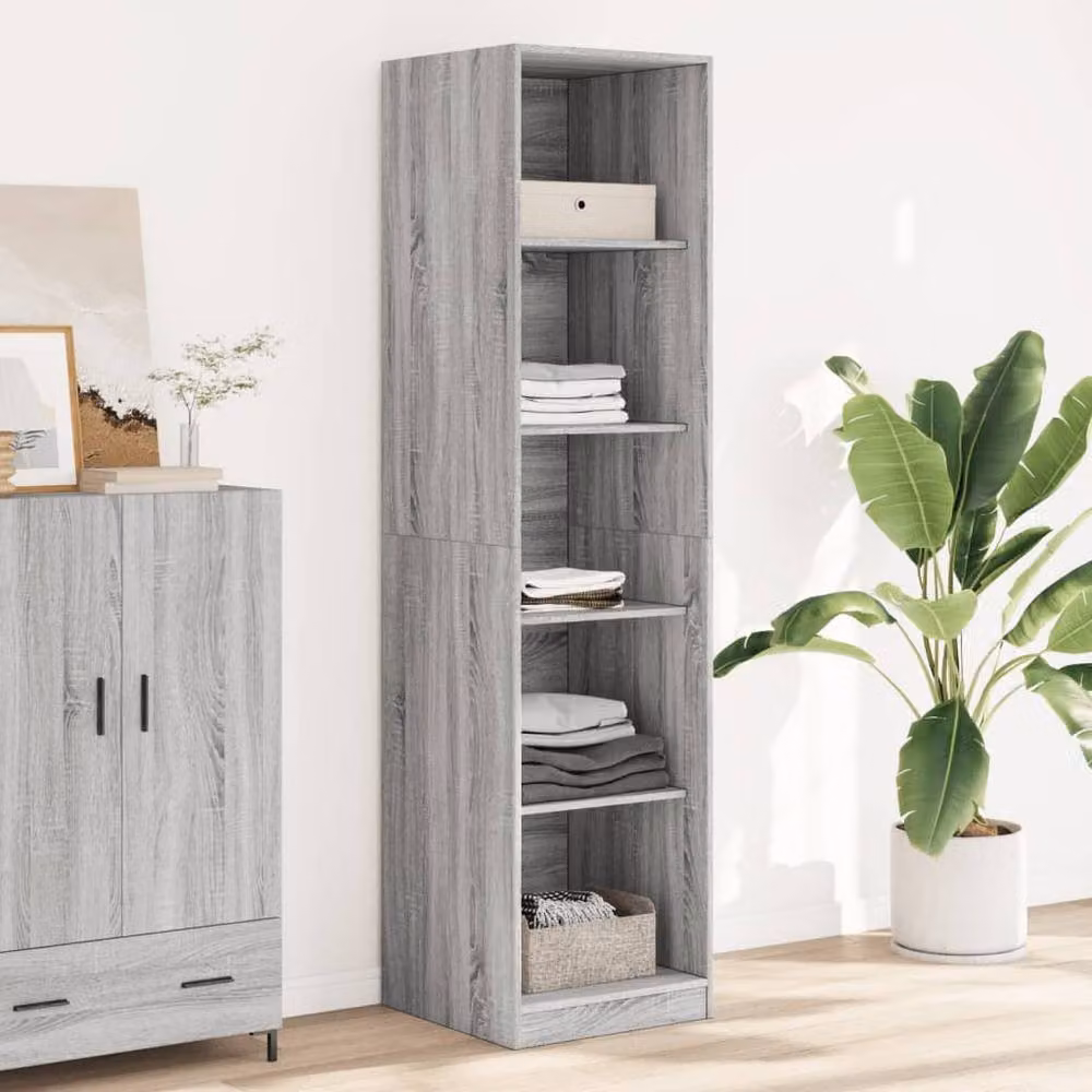 Berkfield Home Grey Sonoma Wardrobe W/D/H: 50 x 50 x 200 cm – 2