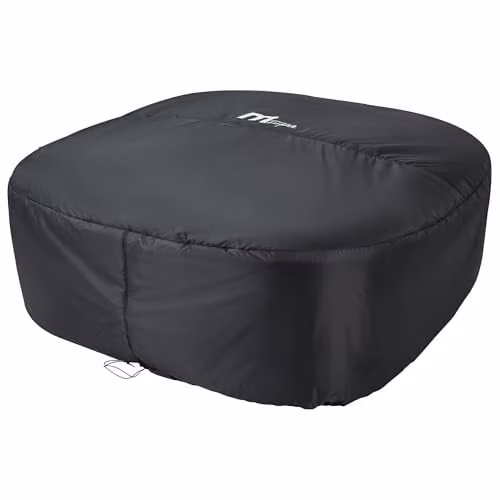 MSpa Thermal Square Spa Cover in Grey and Black, W/D/H: 208 x 208 x 70 cm – 1