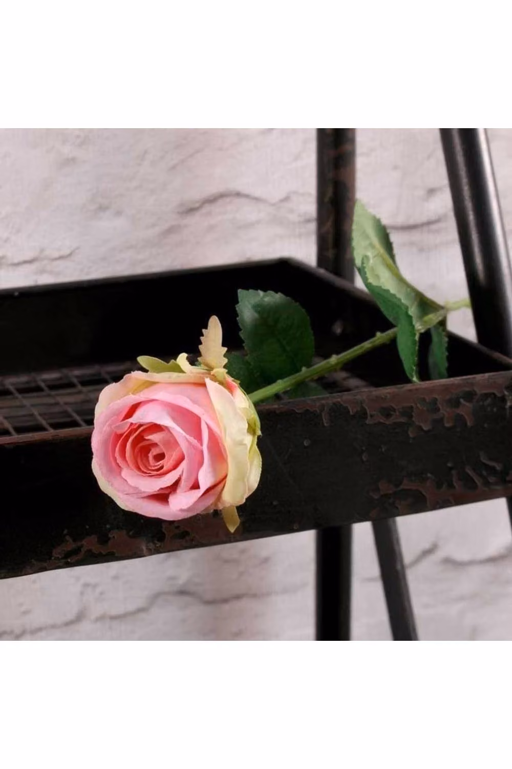 KDMD Buckingham Rose Pink Artificial Flowers, 6 Pack – 2