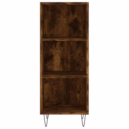 vidaXL Sideboard in Brown Smoked Oak, Engineered Wood, W/D/H: 34.5 x 32.5 x 90 cm – 3