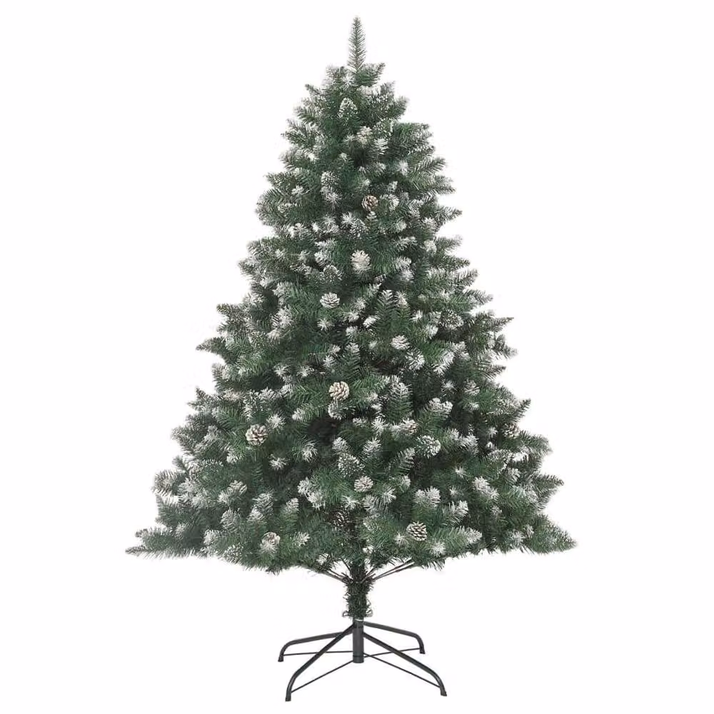 Berkfield Home Beautiful Artificial Christmas Tree with Stand, Green, Height: 180 cm – 3