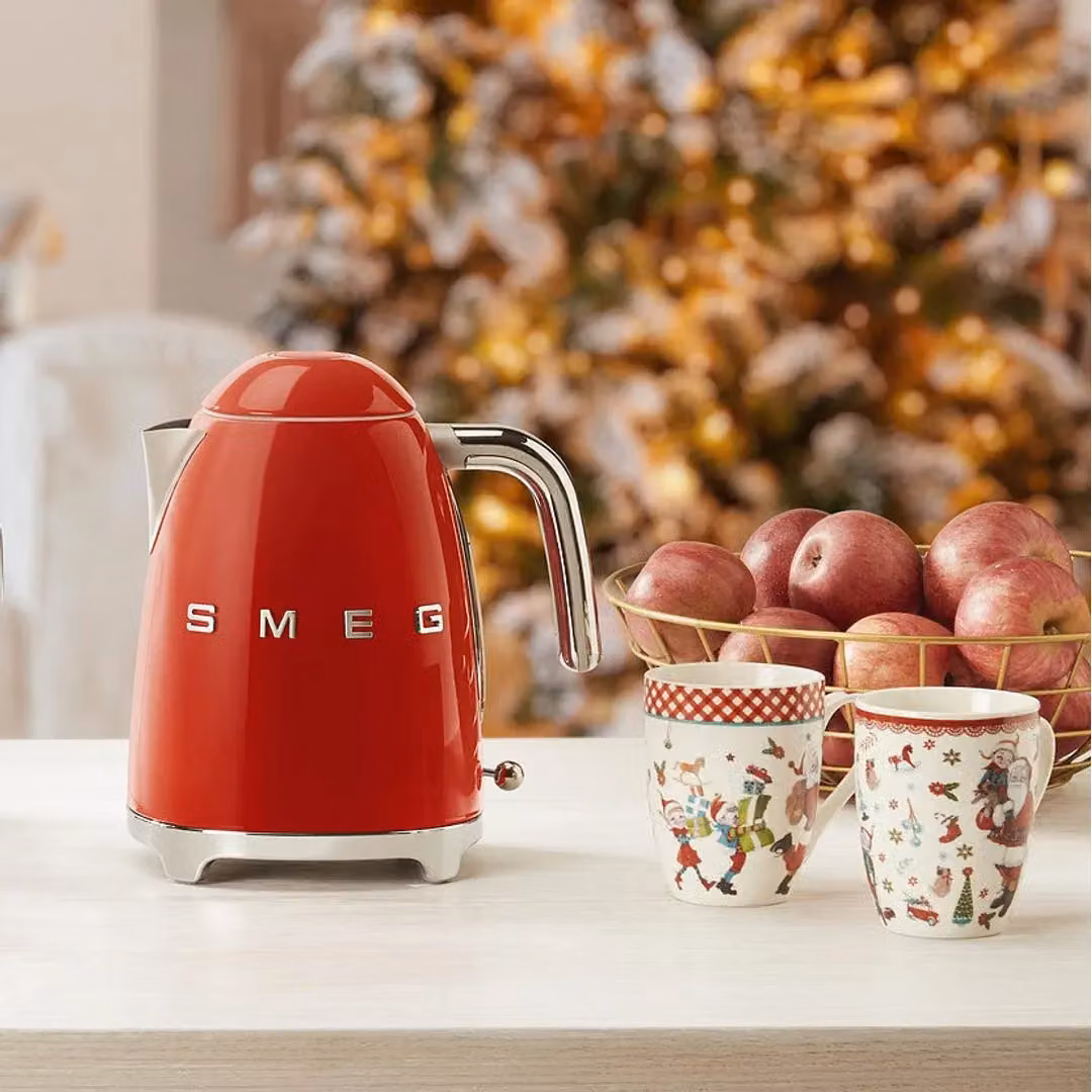 Smeg KLF03 Retro Style Kettle, 1.7 l, Red – 2