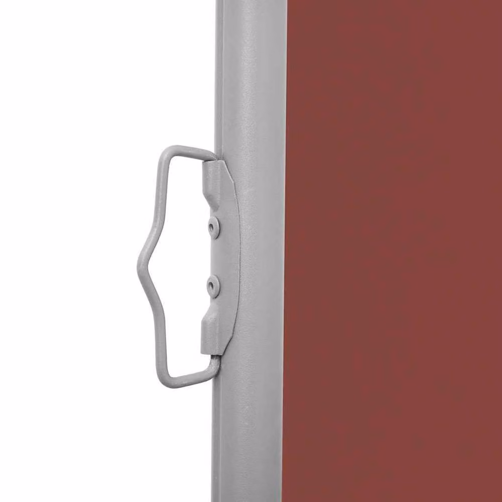 Berkfield Home Patio Retractable Side Awning in Brown – 4