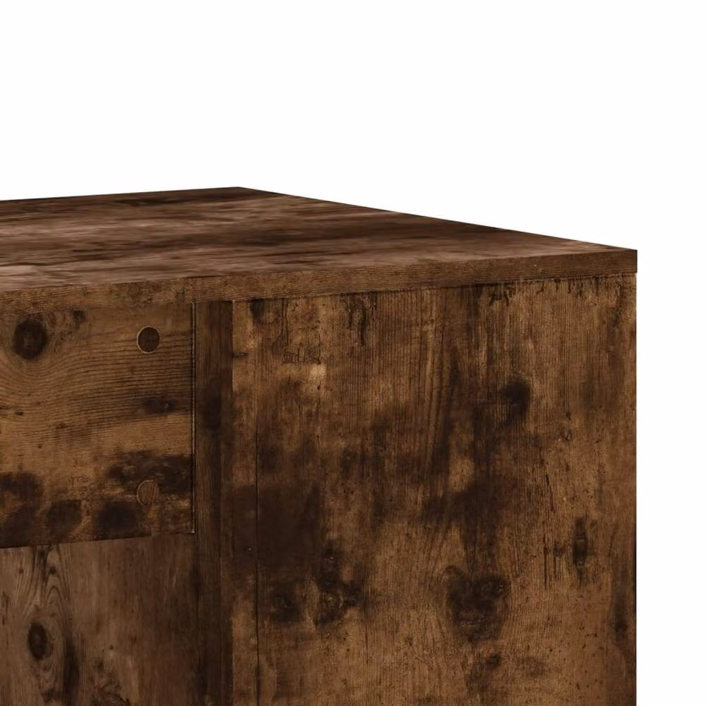 Berkfield Home Writing Desk in Smoked Oak Brown, W/D/H: 102 x 50 x 75 cm – 5